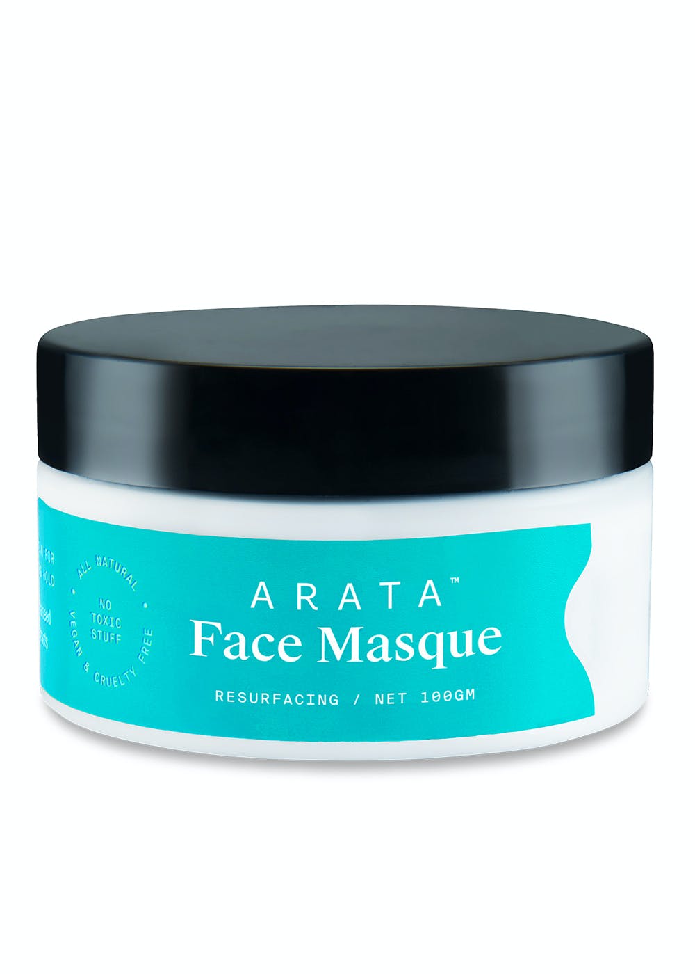 Clay Face Masque with Activated Charcoal, Kaolin & Brazilian Blue Clay (100gm)