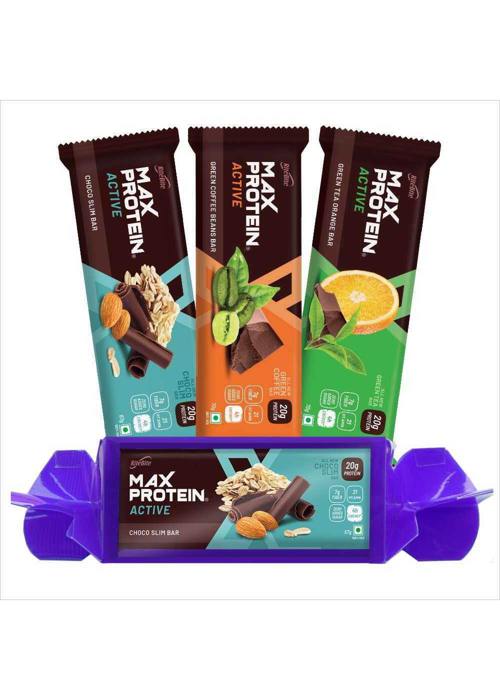 Pack of 3 Bars Assorted Gifting Candy - 207g (Green Coffee Beans, Choco Slim & Green Tea Orange)