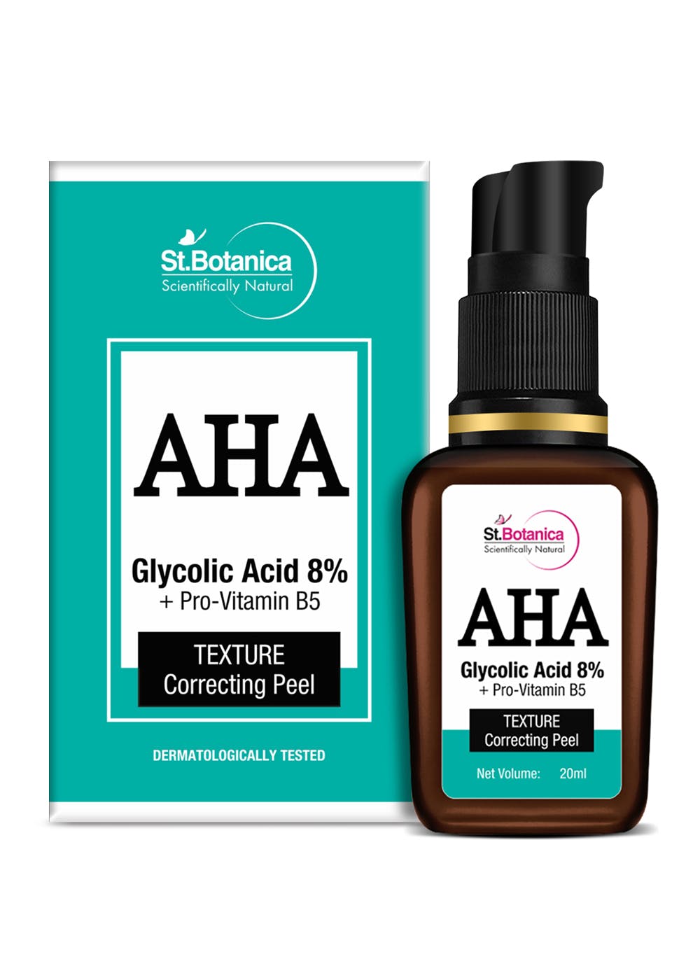 Get AHA Glycolic Acid 8 + Pro Vitamin B5 Texture Correcting Skin Peel
