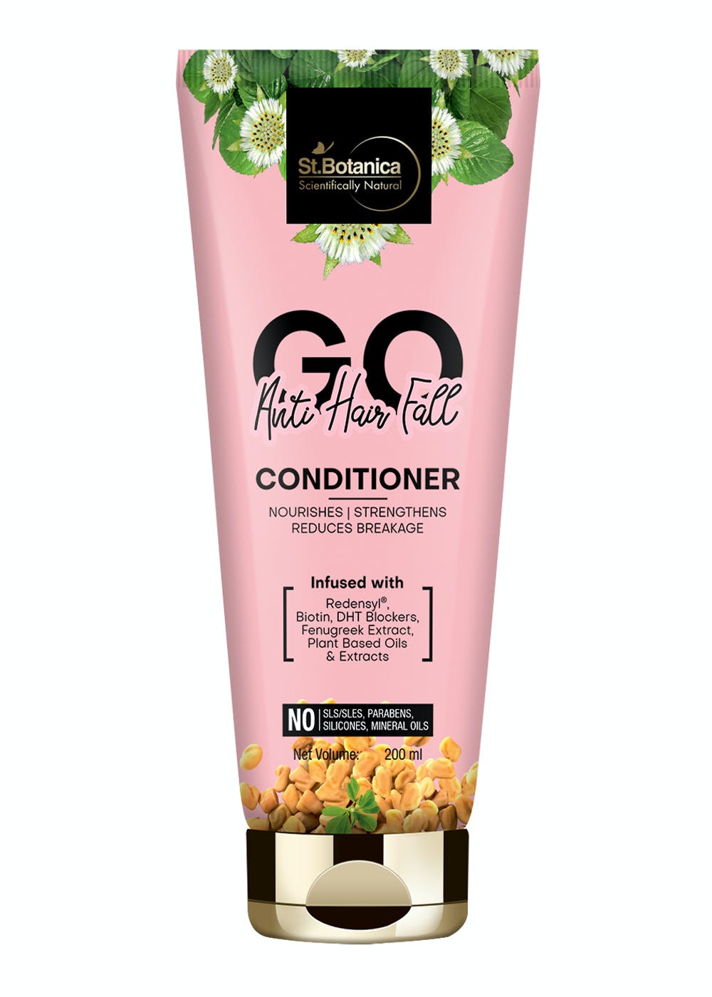 Get GO Anti Hair Fall Hair Conditioner With Redensyl Biotin Natural