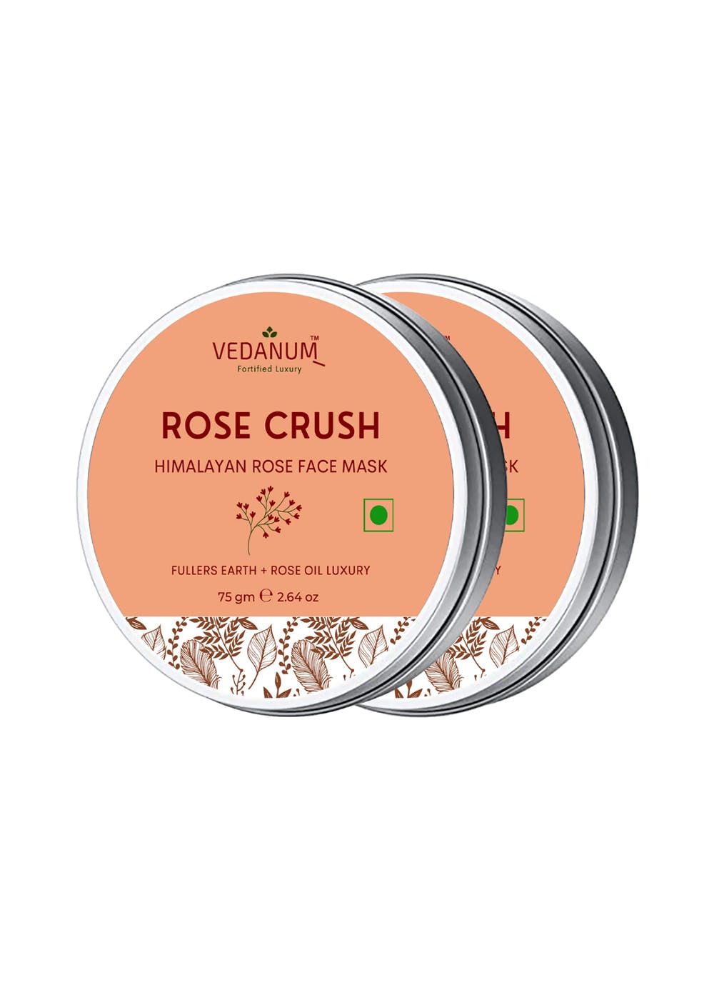 Rose And Clay Luxury Face Mask Combo | Monthly Pack - 75 gm Each