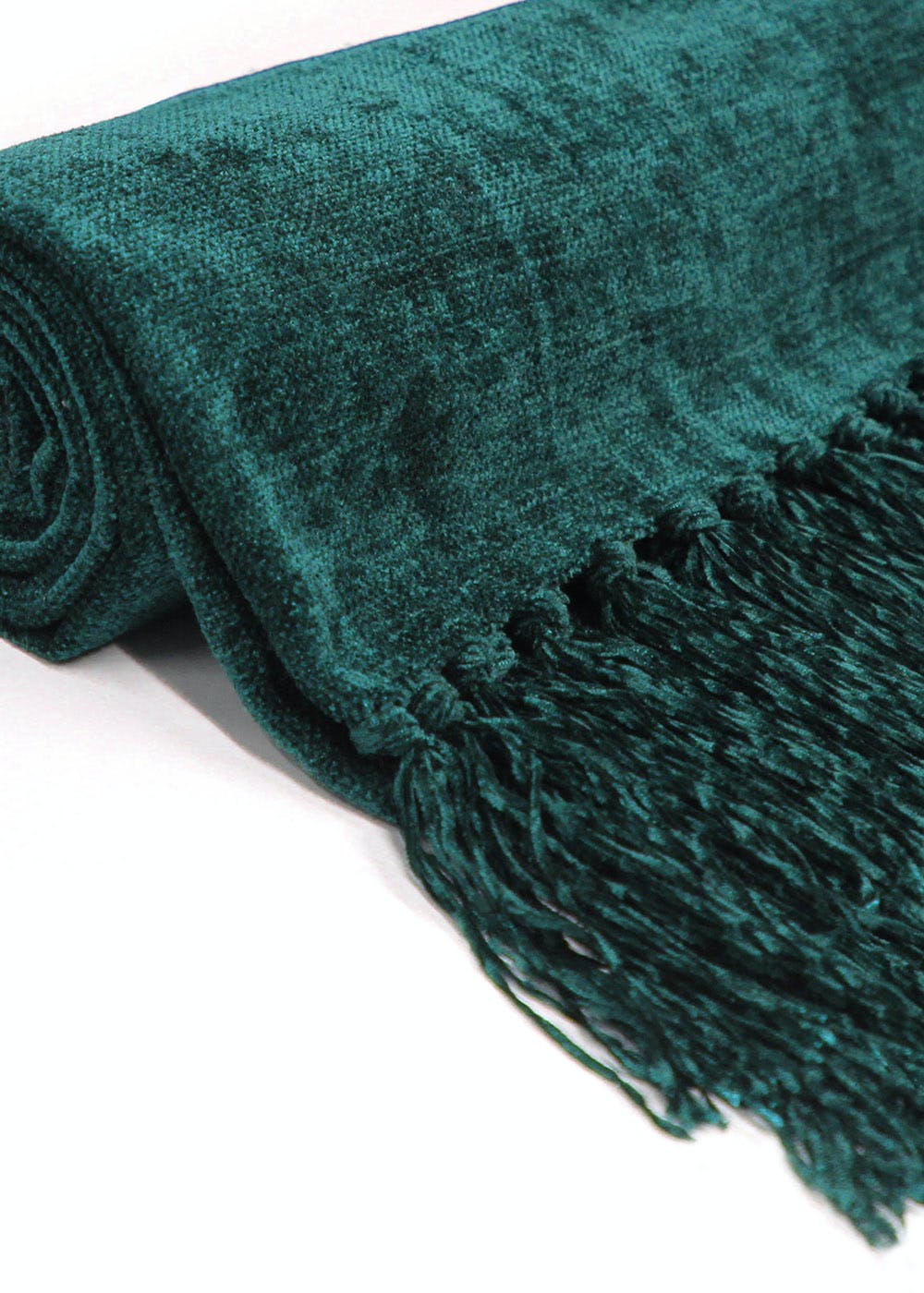 Get Soft Chenille Throw for Sofa - 50 x 60 inches, Dark Green at ₹ 1799 ...