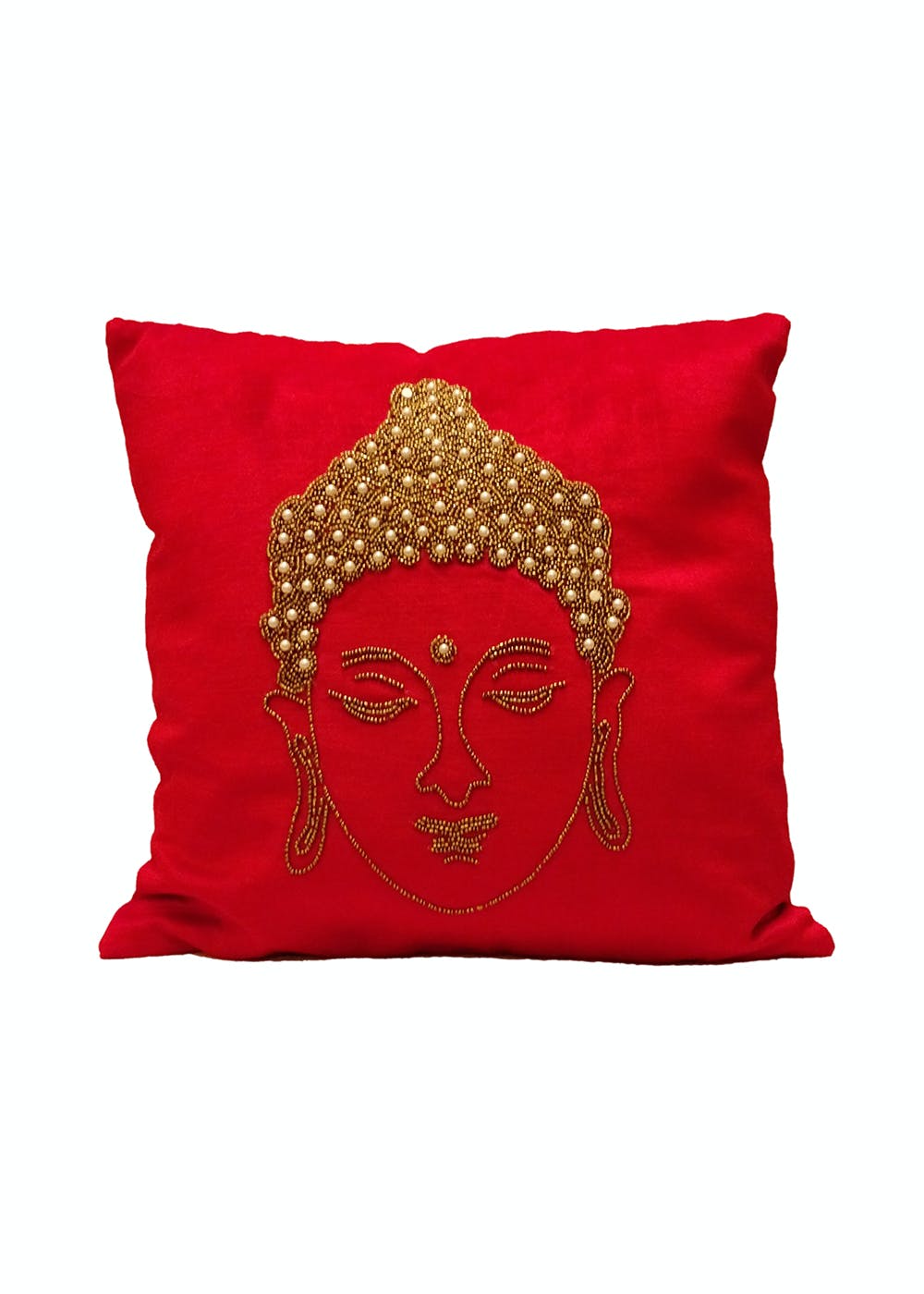 Buddha Cushion Cover (Red)