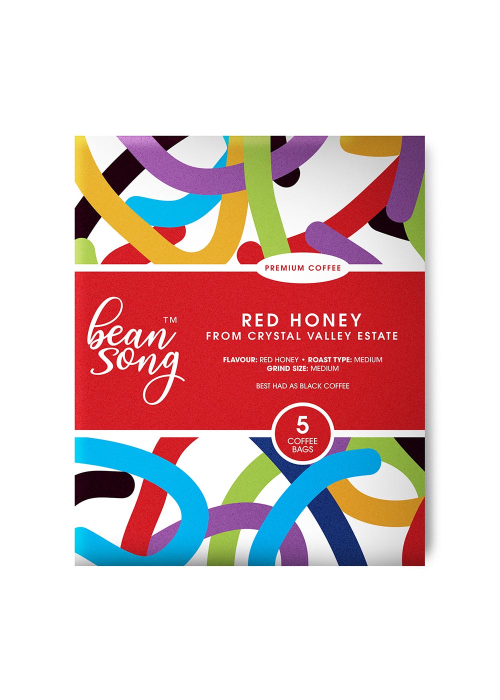 Red Honey Single Estate Coffee From Crystal Valley Estate - 5 Drip Bags