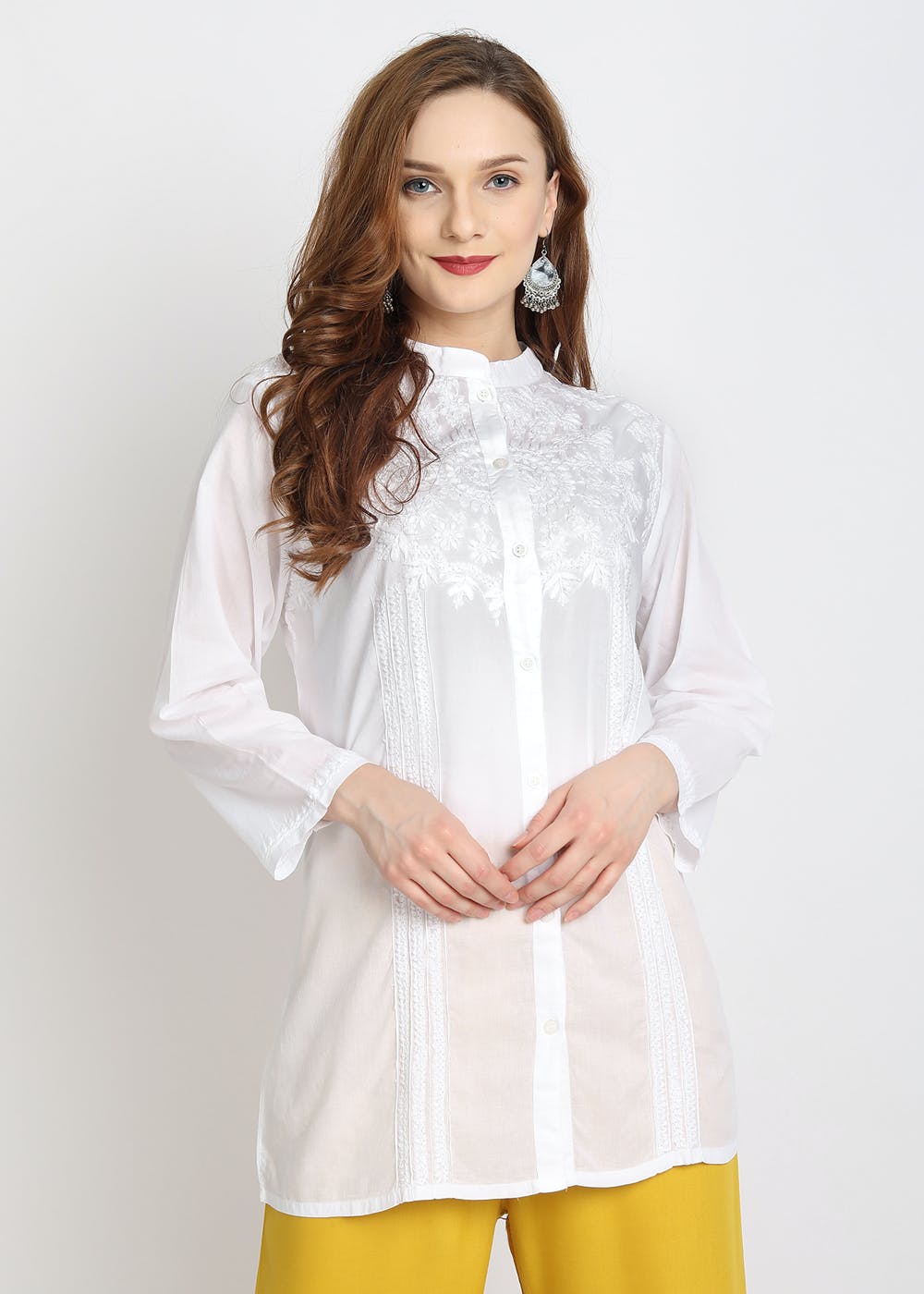 casual cotton prints summers easy fashion women tunics kurti short  simple Fabindia  Short kurti designs Simple kurti designs Cotton kurti  designs