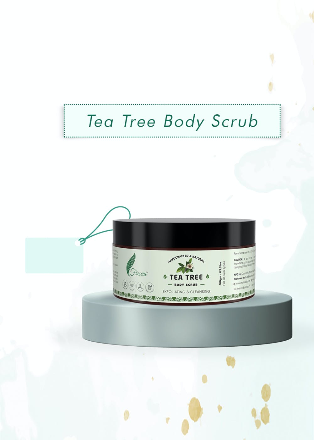 Tea Tree Body Scrub – 100gm