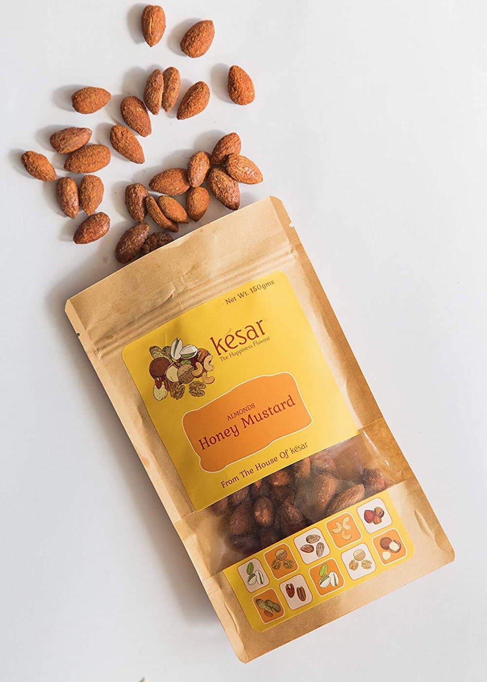 Get Honey Mustard Flavoured Almonds 150gm at ₹ 325 LBB Shop