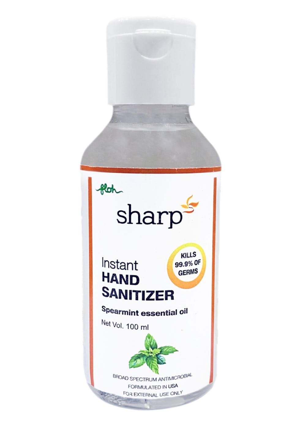 Sharp Hand Sanitizer With 70% IPA and Vitamin E (100ml) - Pack of 4