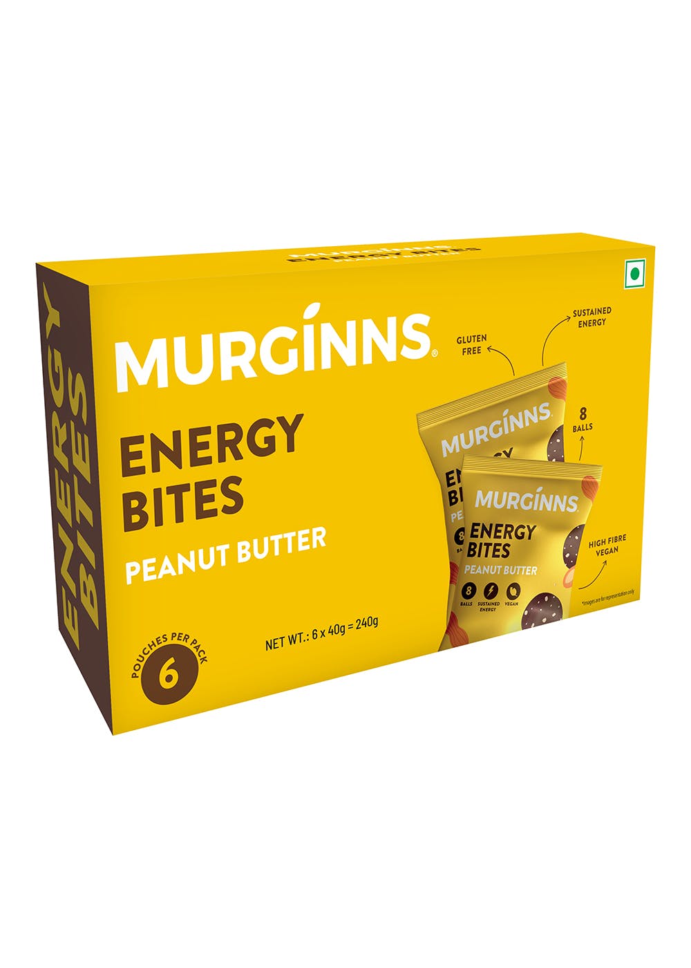 Get Energy Bites Peanut Butter 240gm at ₹ 390 LBB Shop