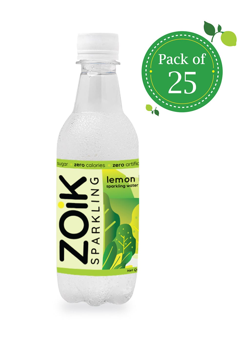 Lemon Lime Flavoured Sparkling Water - Pack of 25
