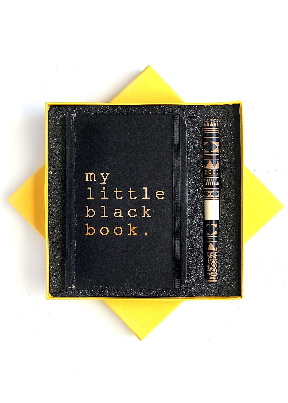 "My Little Black Book" Notebook & Pen Combo