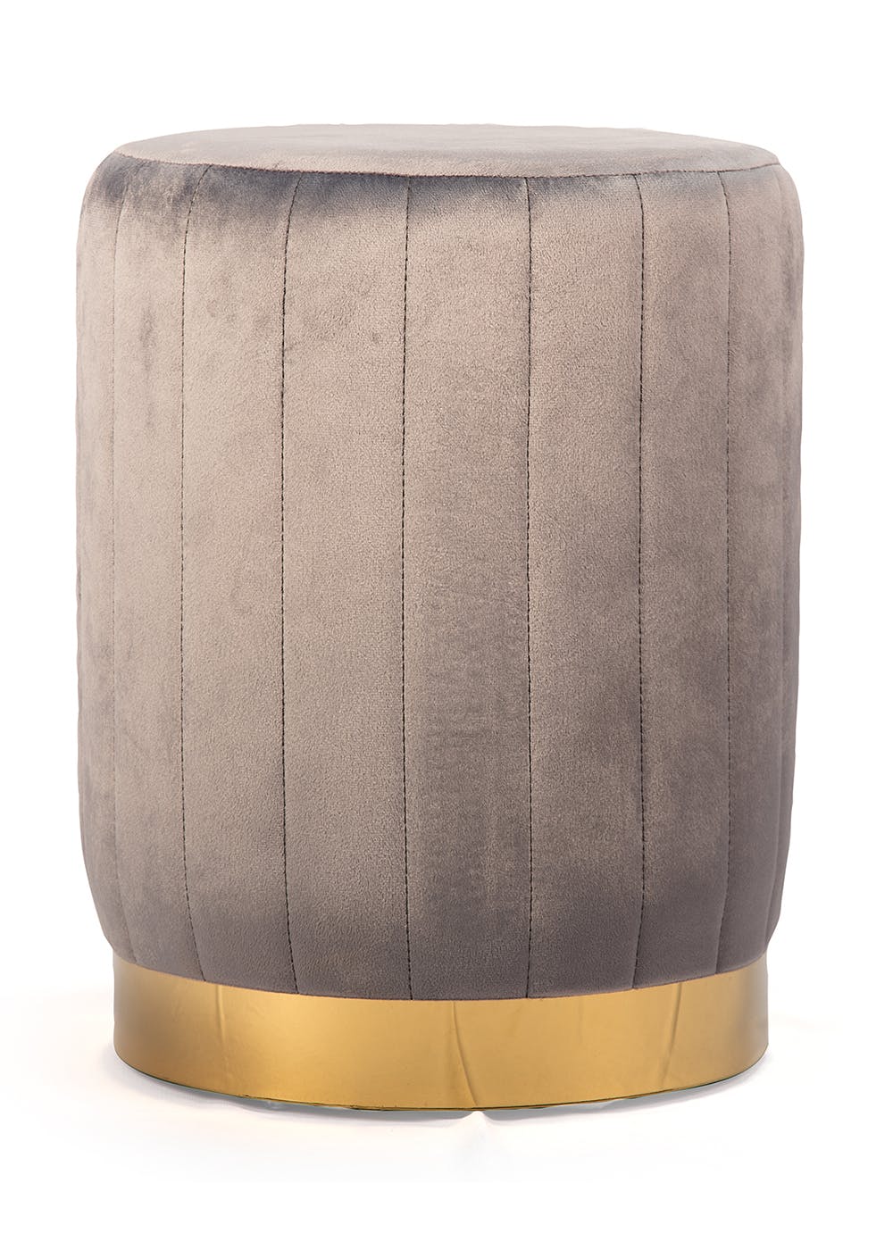 Get Brown Fabric Upholstery Pouffe at ₹ 4000 LBB Shop