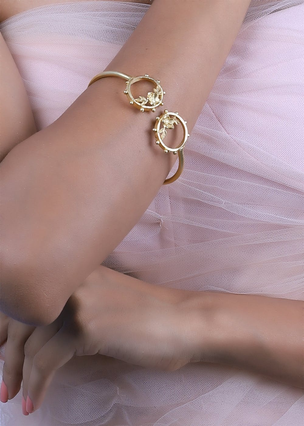 Adjustable Beaded Cord Bracelet in 18KT Gold | STAC Fine Jewellery