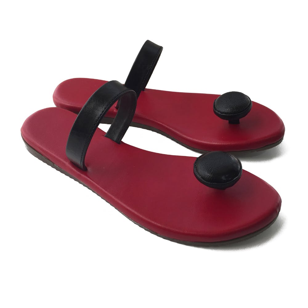 Rubber paduka hot sale slippers