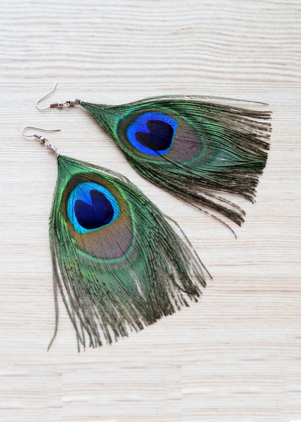 Unique Multicolour Feather Earrings