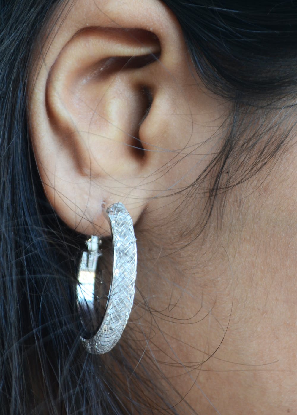 Get Premium Crystal Beaded Mesh Hoop Earrings at ₹ 399 LBB Shop