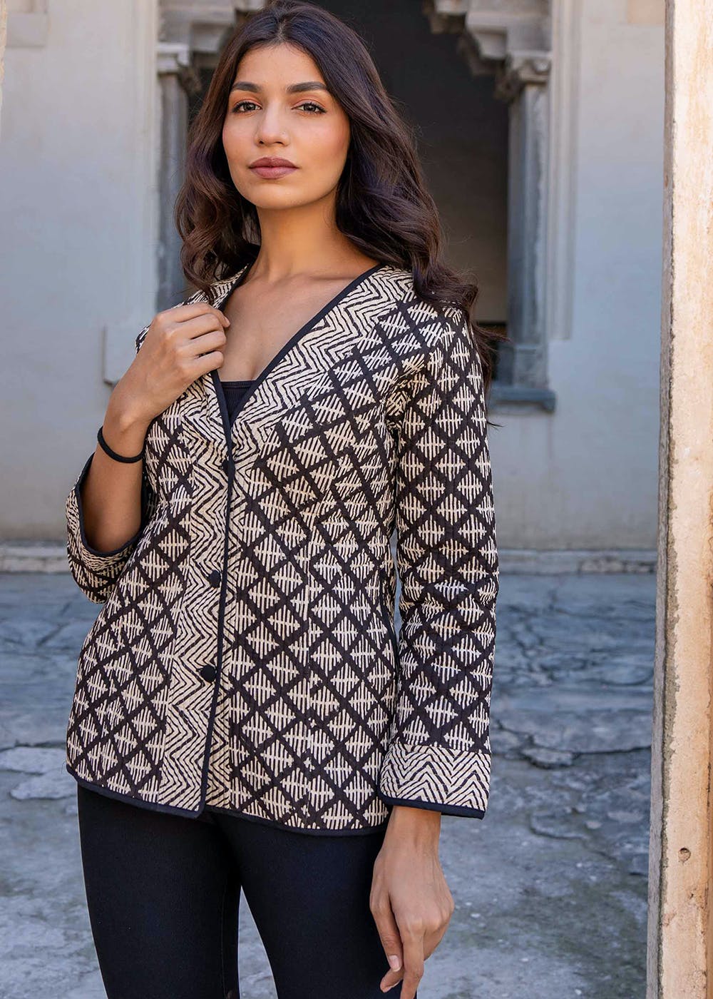 Indian Cotton Women Winter Jacket Floral Patchwork Reversible Blazer Waist  Coat | eBay