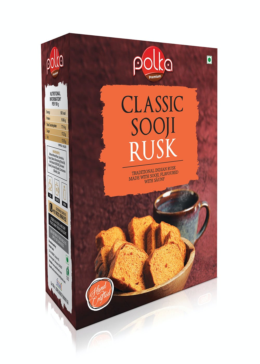 Classic Sooji Rusk - Pack of 1 - 200 Grams