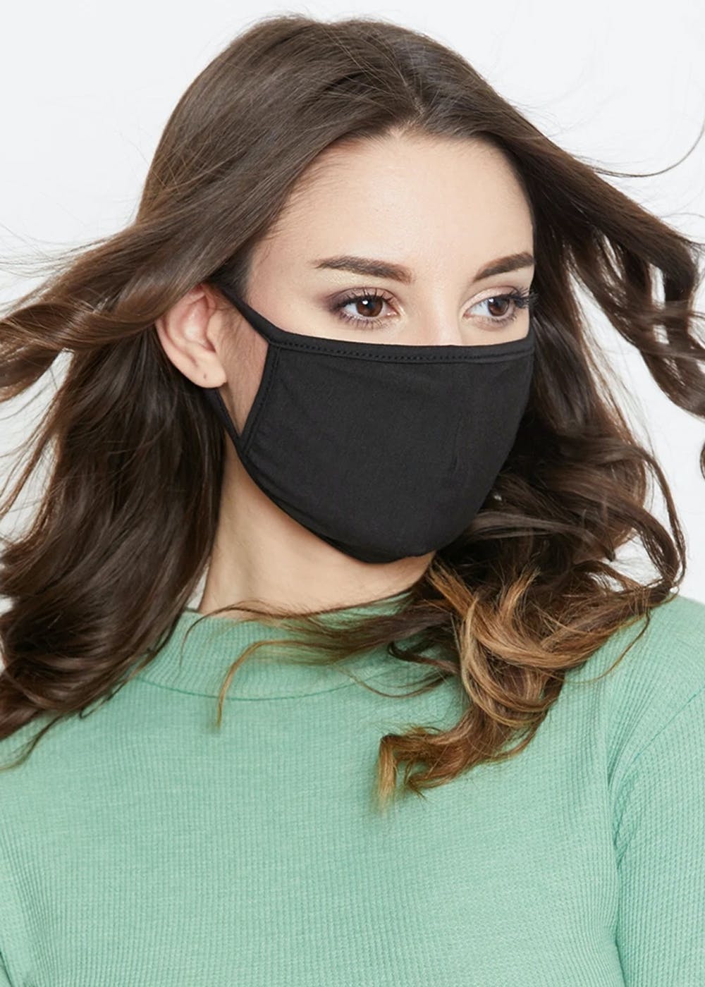 Get Black Cotton Knit Reusable Mask at ₹ 125 | LBB Shop