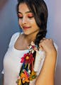 Hair,Beauty,Hairstyle,Skin,Photo shoot,Yellow,Fashion,Model,Long hair,Lip