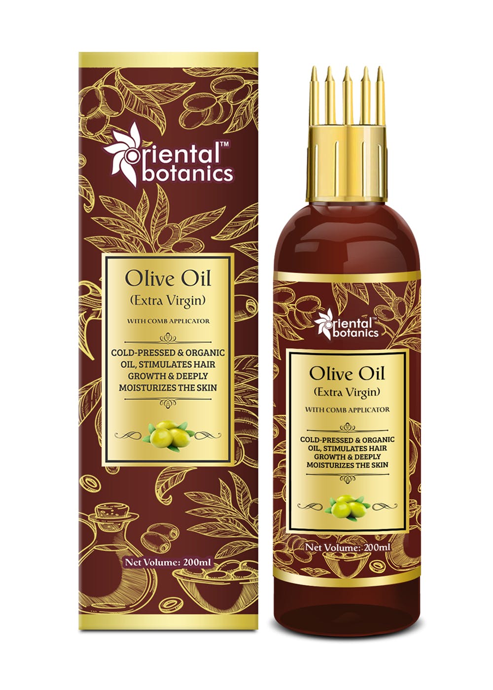 Get Organic Extra Virgin Olive Oil for Hair and Skin Care - 200ml at ₹ 549  | LBB Shop