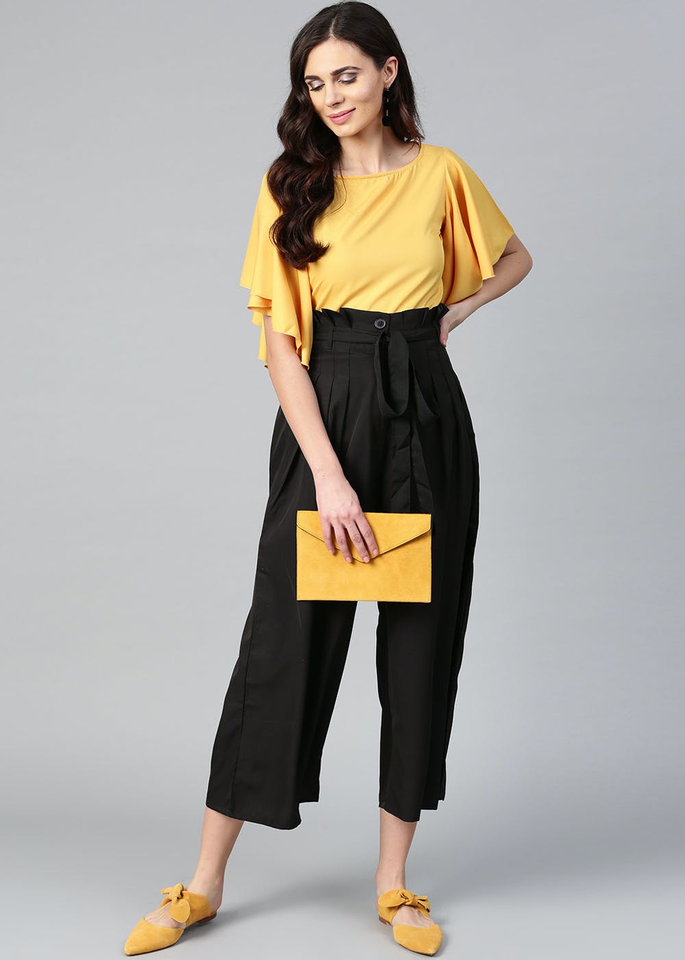 Power  Ruffle Top and Trousers  Shaleena Nowbuth