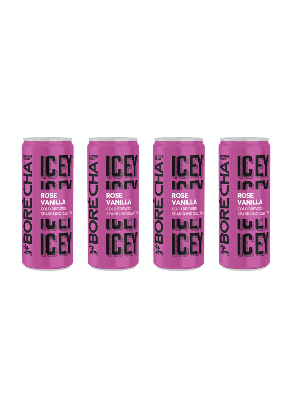 Icey Rose Vanilla Iced Tea - Pack of 4