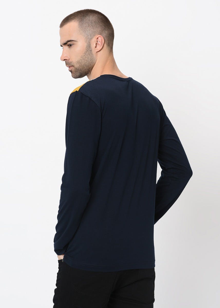 Long-Sleeved Regular Shirt With Placed Graphic - Men - Ready-to