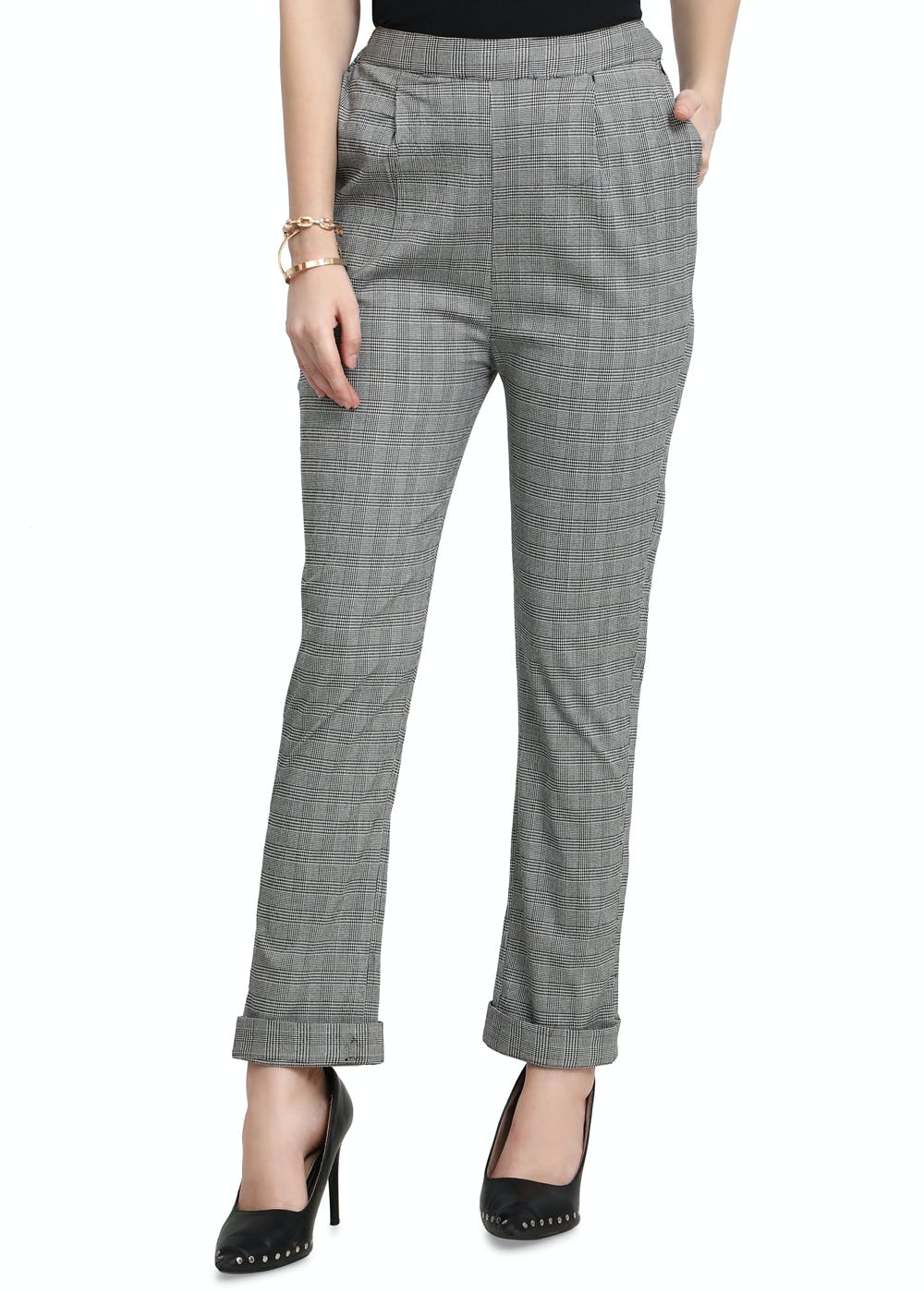 Buy Grey Trousers & Pants for Women by Fig Online | Ajio.com-cheohanoi.vn