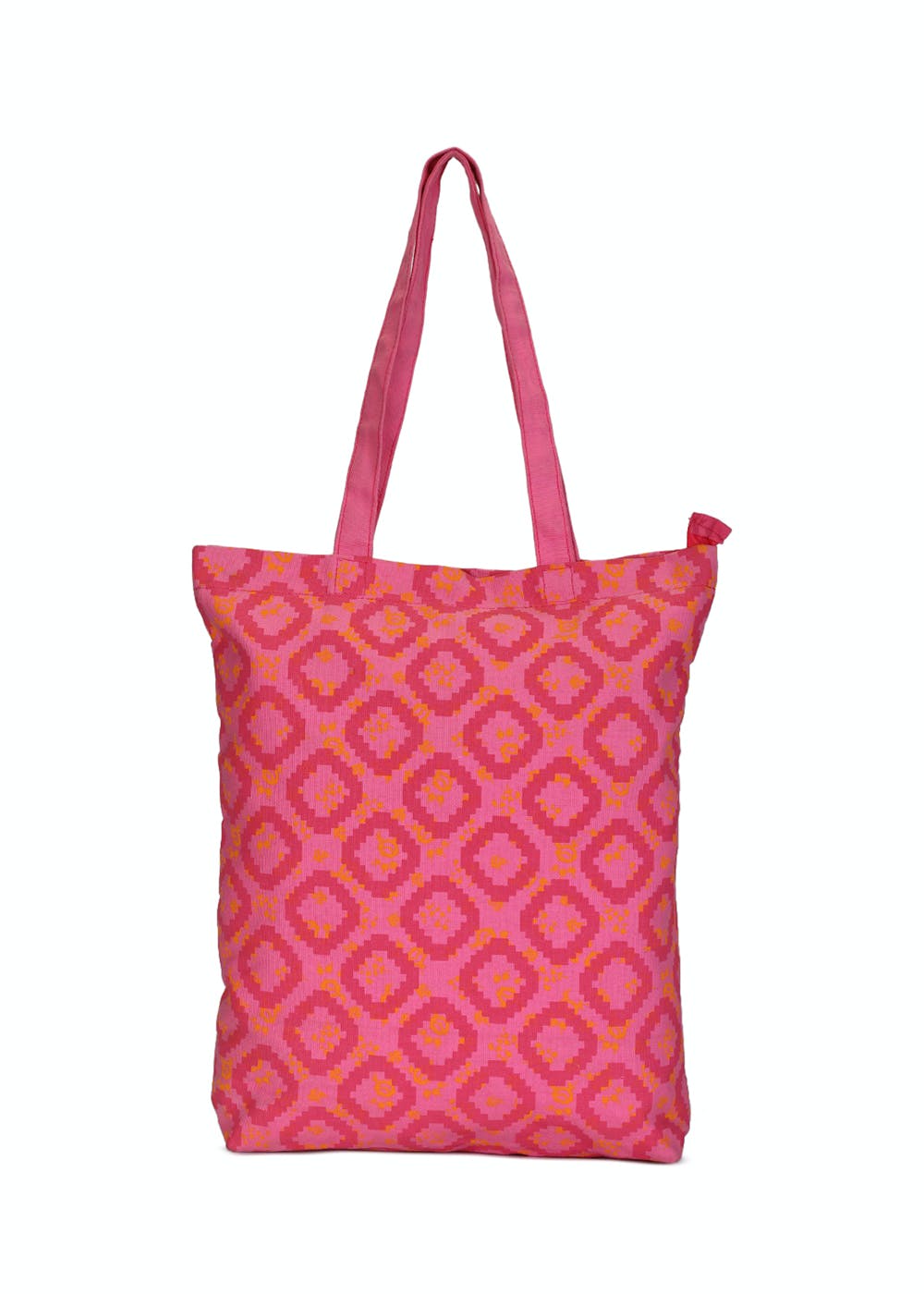 Get Pink Canvas Floral Printed Tote Bag at ₹ 399 LBB Shop