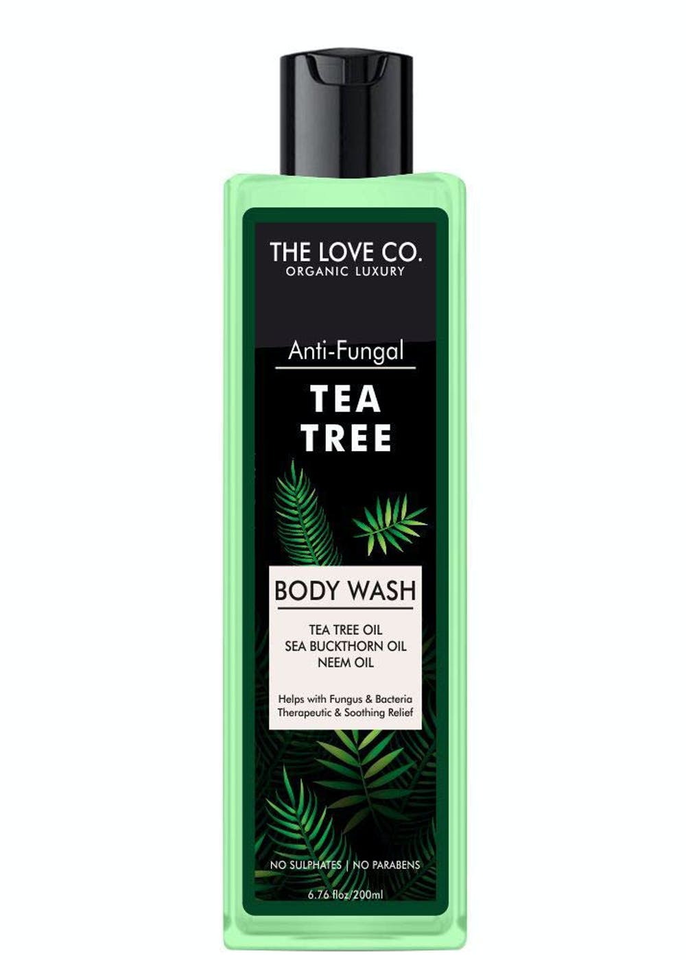 Get Luxury Natural Tea Tree Body wash, Invigorating Mint Body Wash for