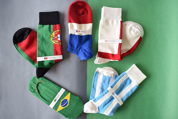 Get Into The Spirit Of FIFA With This Set Of Three Socks In The Team Of Your Choice