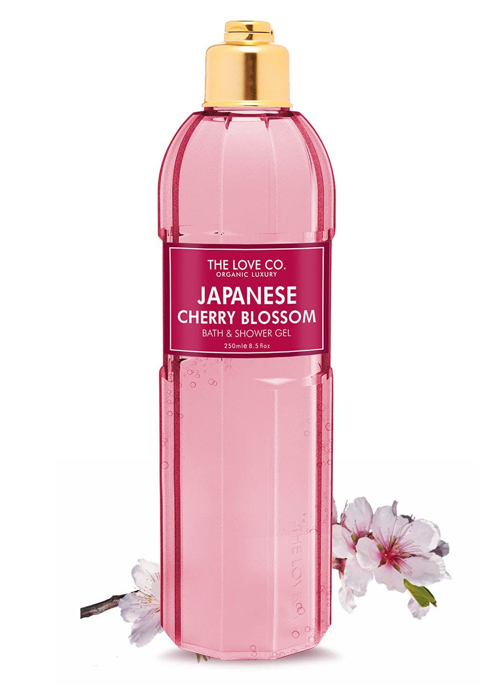 Japanese Cherry Blossom Shower Gel, Vitamin E Extracts Body Wash - 250ml