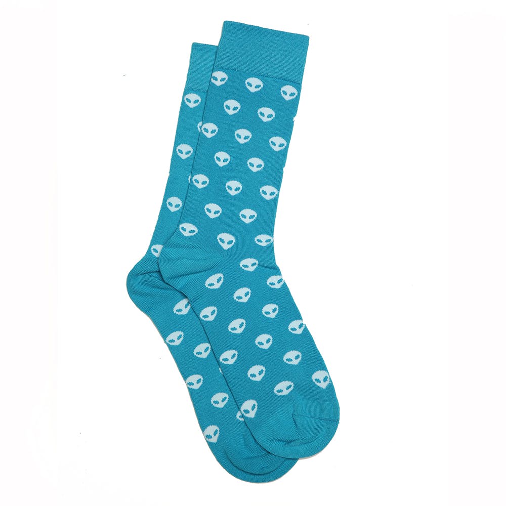 Alien Emoji Socks