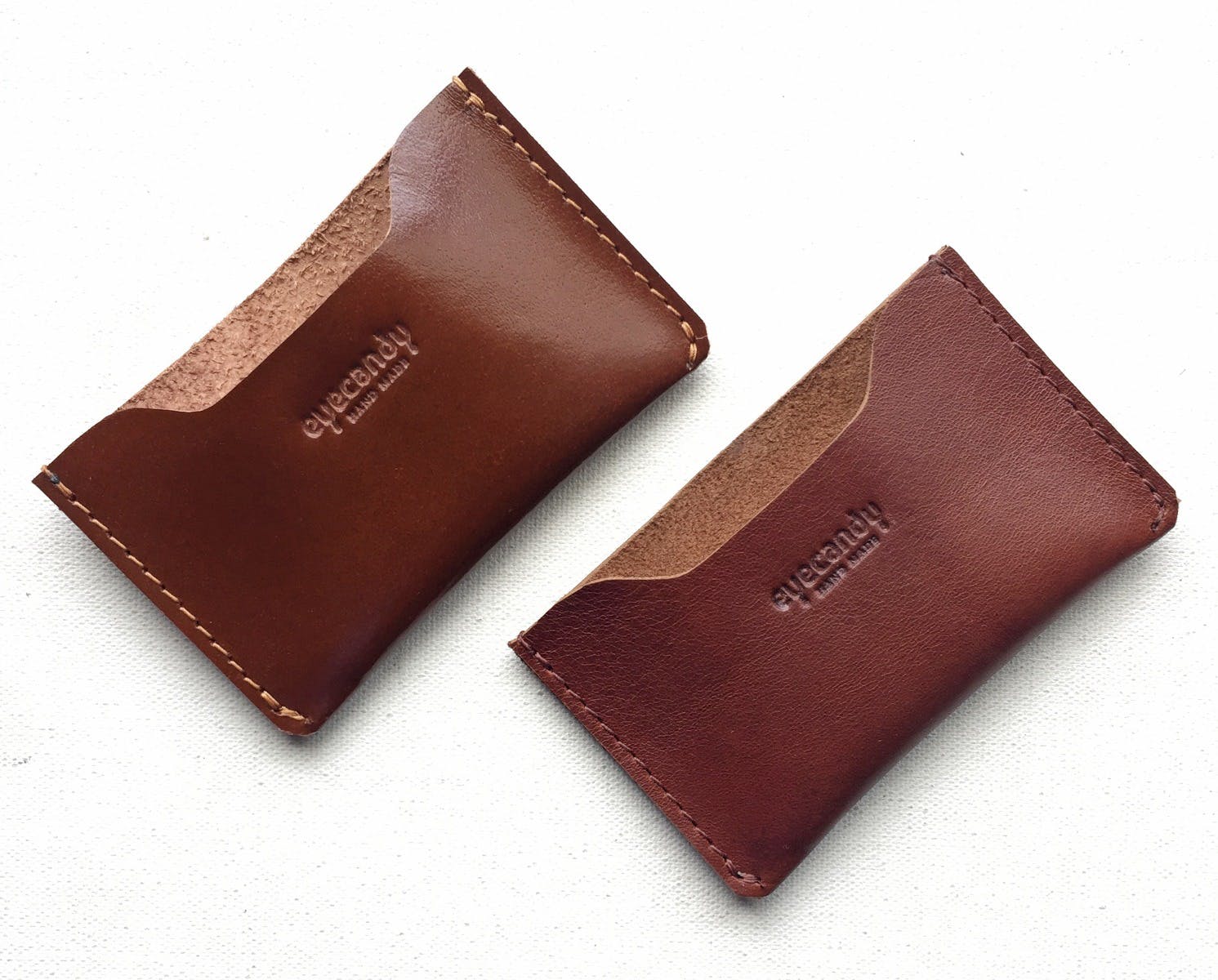 Personalised Brown Classic Card Sleeve (With Name Or Initials)