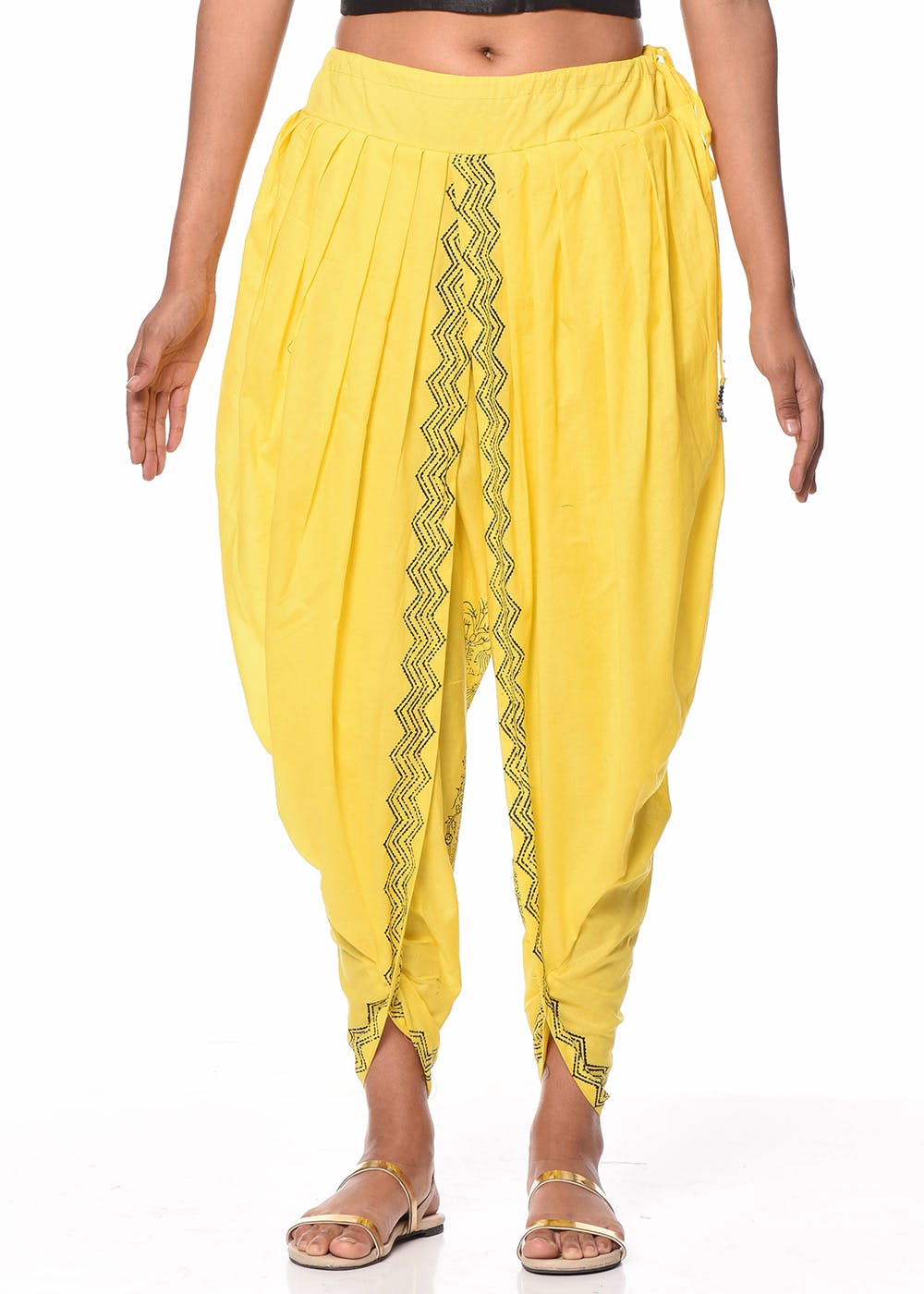 Yellow Self Design Silk Straight Kurta With Trousers  Dupatta