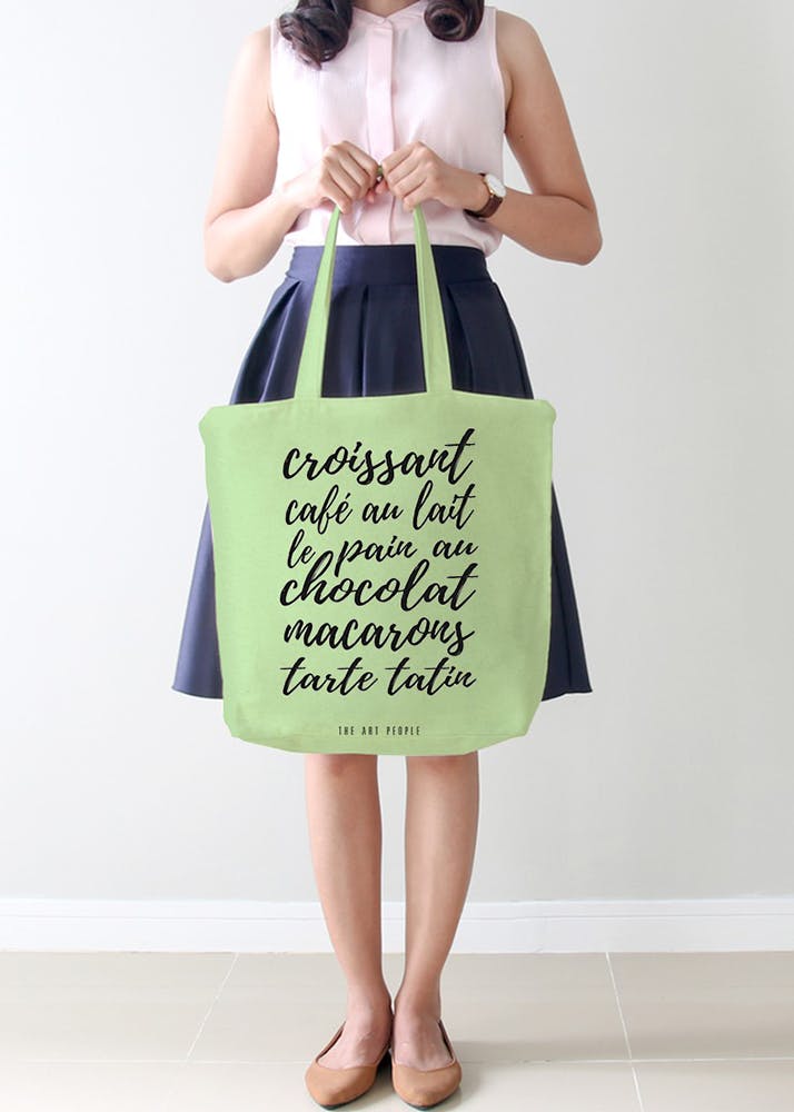 Croissant Tote Bag