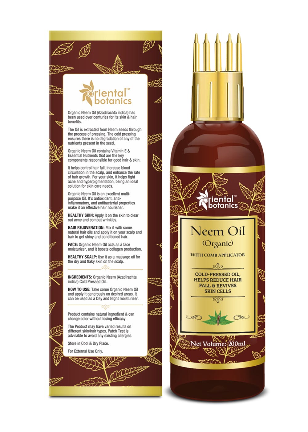 Get Organic Neem Oil for Hair and Skin Care - 200ml at ₹ 399 | LBB Shop