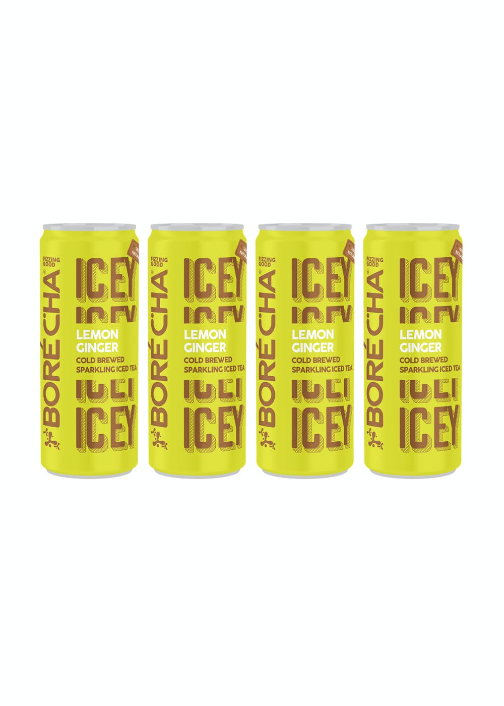 Icey Lemon Ginger Iced Tea - Pack of 4