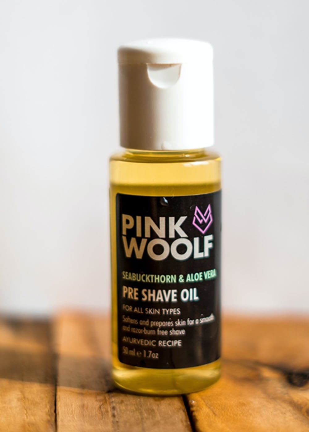Pre Shave Oil (Seabuckthorn & Aloe Vera) - For Sensitive Skin - 50ml