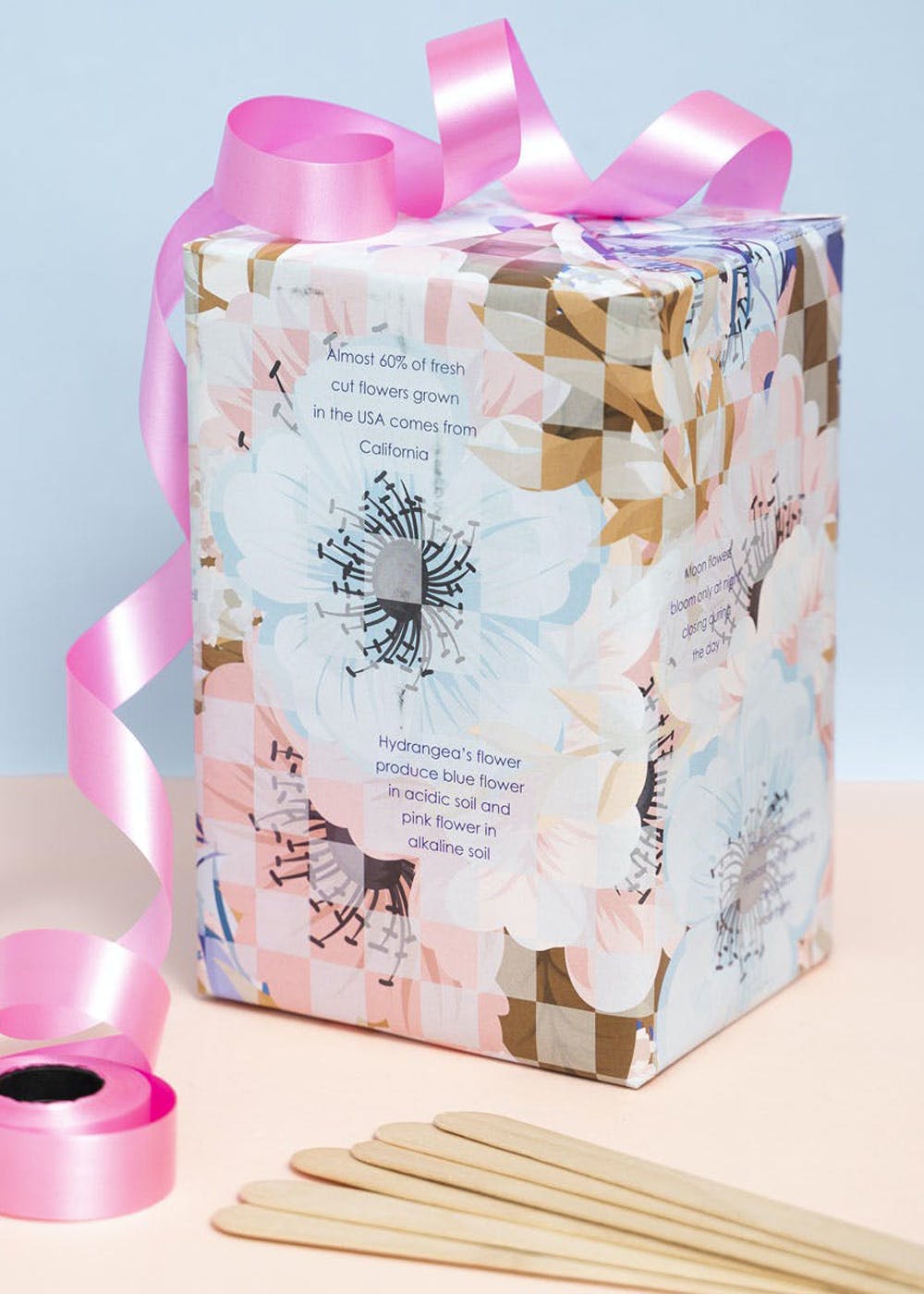 Get Floral Printed Pastel Wrapping Paper at ₹ 500 LBB Shop