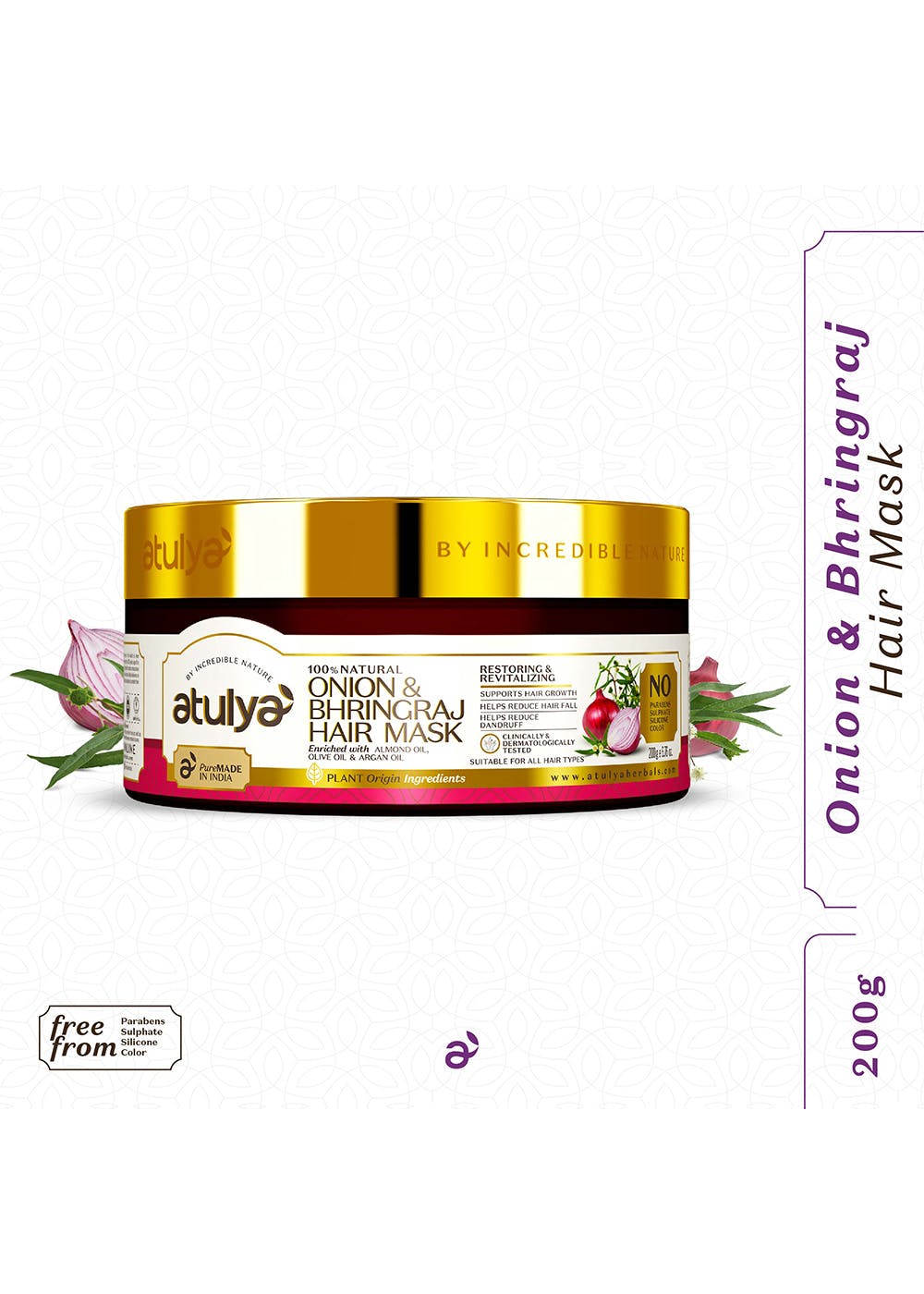 Get Onion Bhringraj Hair Mask at ₹ 434 LBB Shop