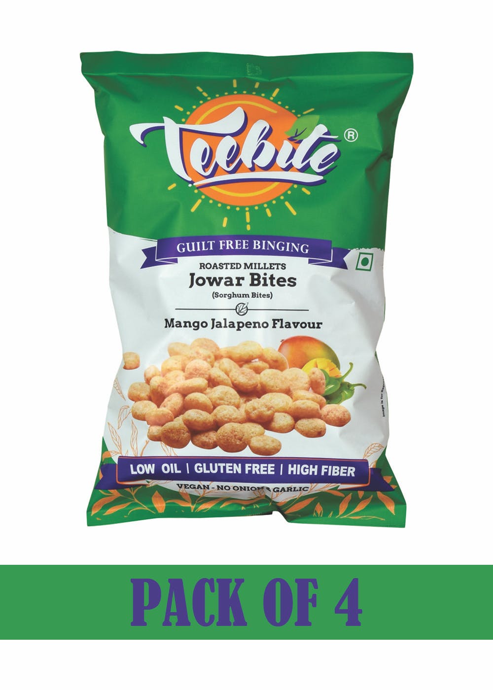 Mango Jalapeno Jowar Bites -Combo Package-(4 PCS)