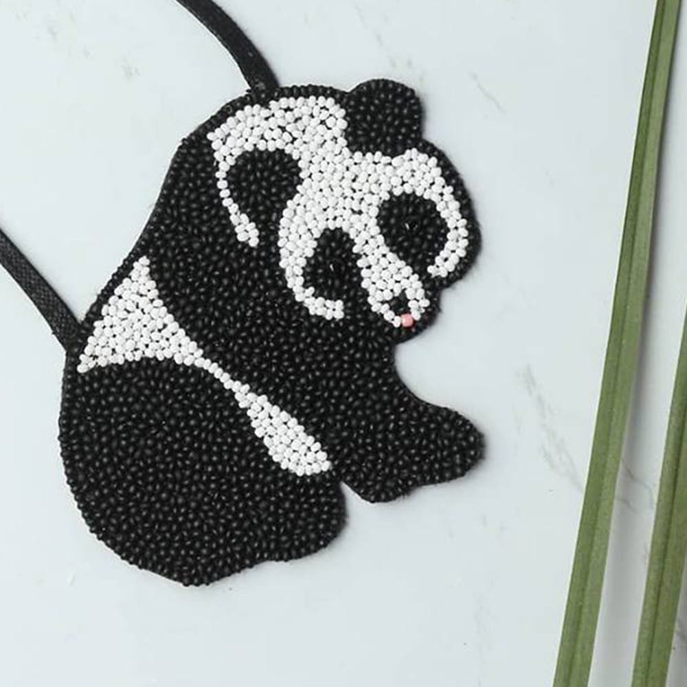Beaded Panda Necklace