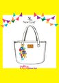 Bag,Yellow,Handbag,Text,Font,Fashion accessory,Clip art,Illustration,Shoulder bag,Graphics