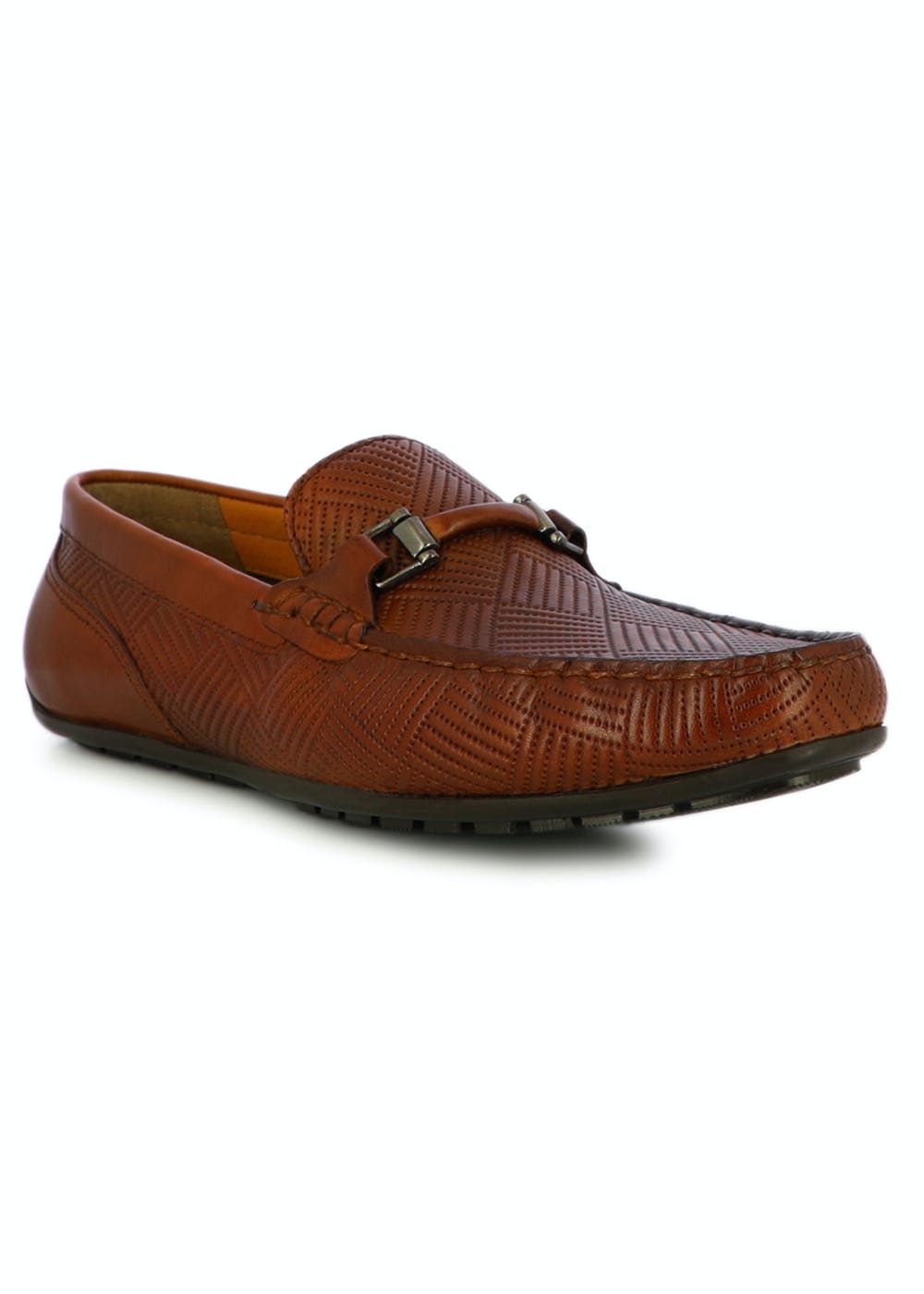 Get Travis Cognac Formal Loafers at ₹ 2698 | LBB Shop