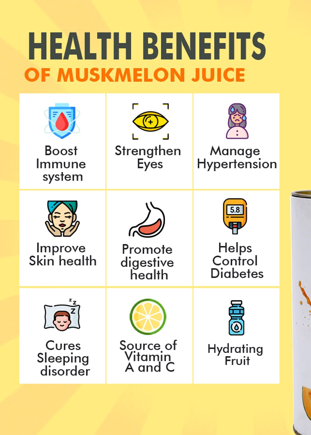 Muskmelon juice outlet benefits