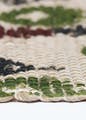 Organism,Grass,Rectangle,Mesh,Terrestrial plant,Urban design,Pattern,Linens,Art,Fashion accessory
