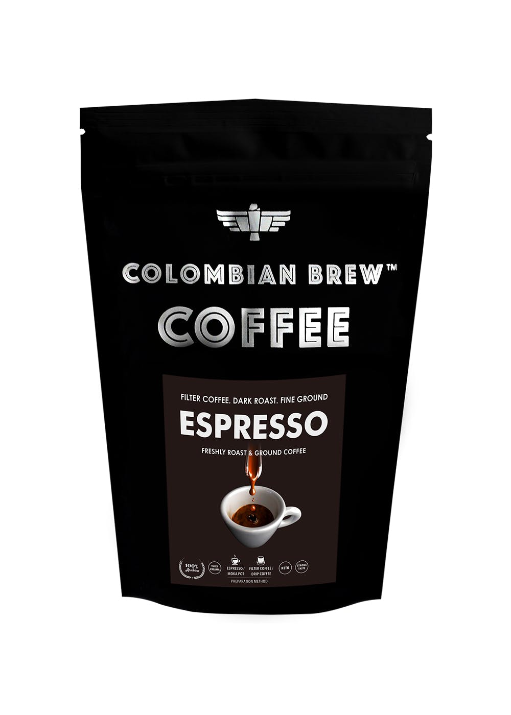 Arabica Espresso Filter Roast & Ground Coffee