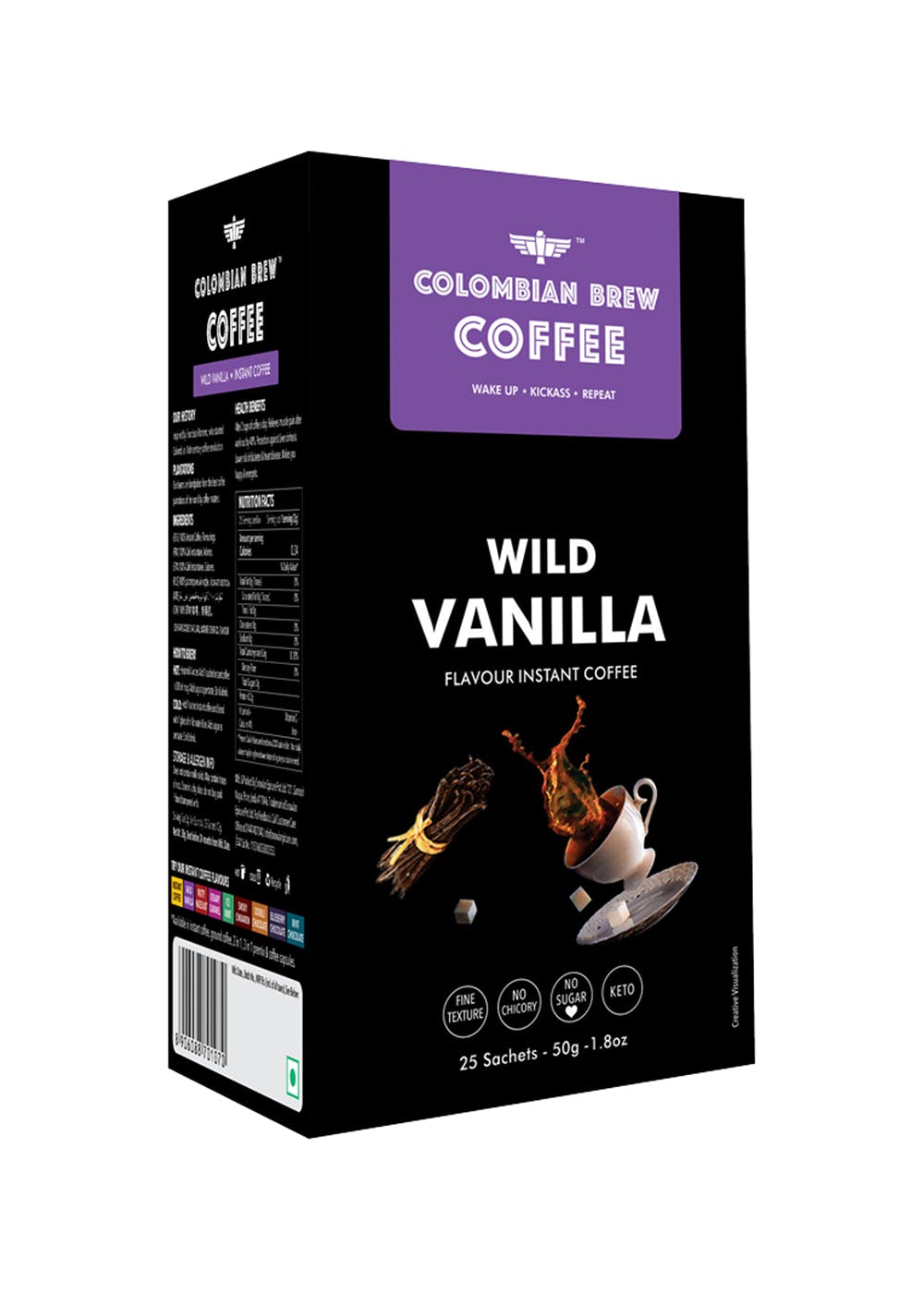 Vanilla Instant Coffee - 25 Sachets